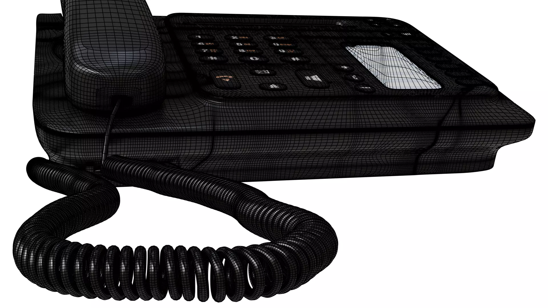 Office Phone 3D model_18