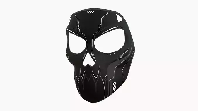 Scifi Skull Mask A10 - Fantasy Character Design