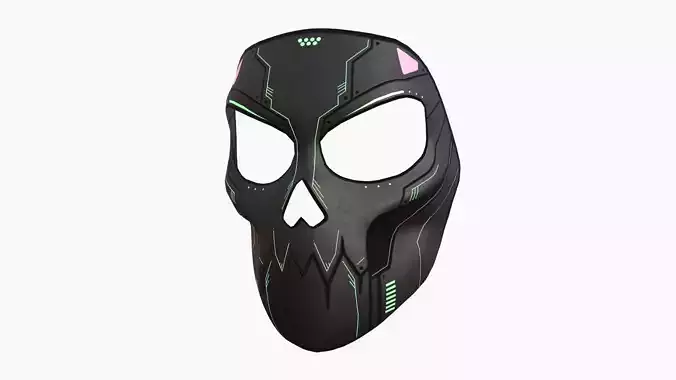 Scifi Skull Mask A08 - Fantasy Character Design