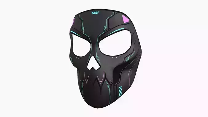 Scifi Skull Mask A07 - Fantasy Character Design