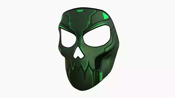 Scifi Skull Mask A05 - Fantasy Character Design