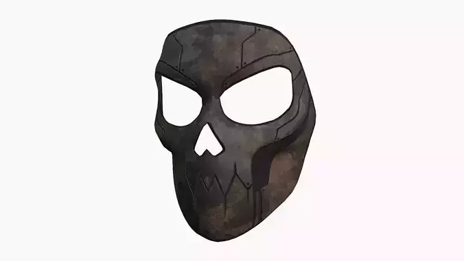 Scifi Skull Mask A03 - Fantasy Character Design