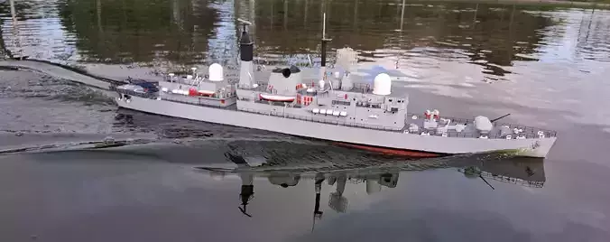 HMS Sheffield Radio controlled Model Instruction booklet Free 3D print model HMS Sheffield Radio controlled Model Instruction booklet Free 3D print model