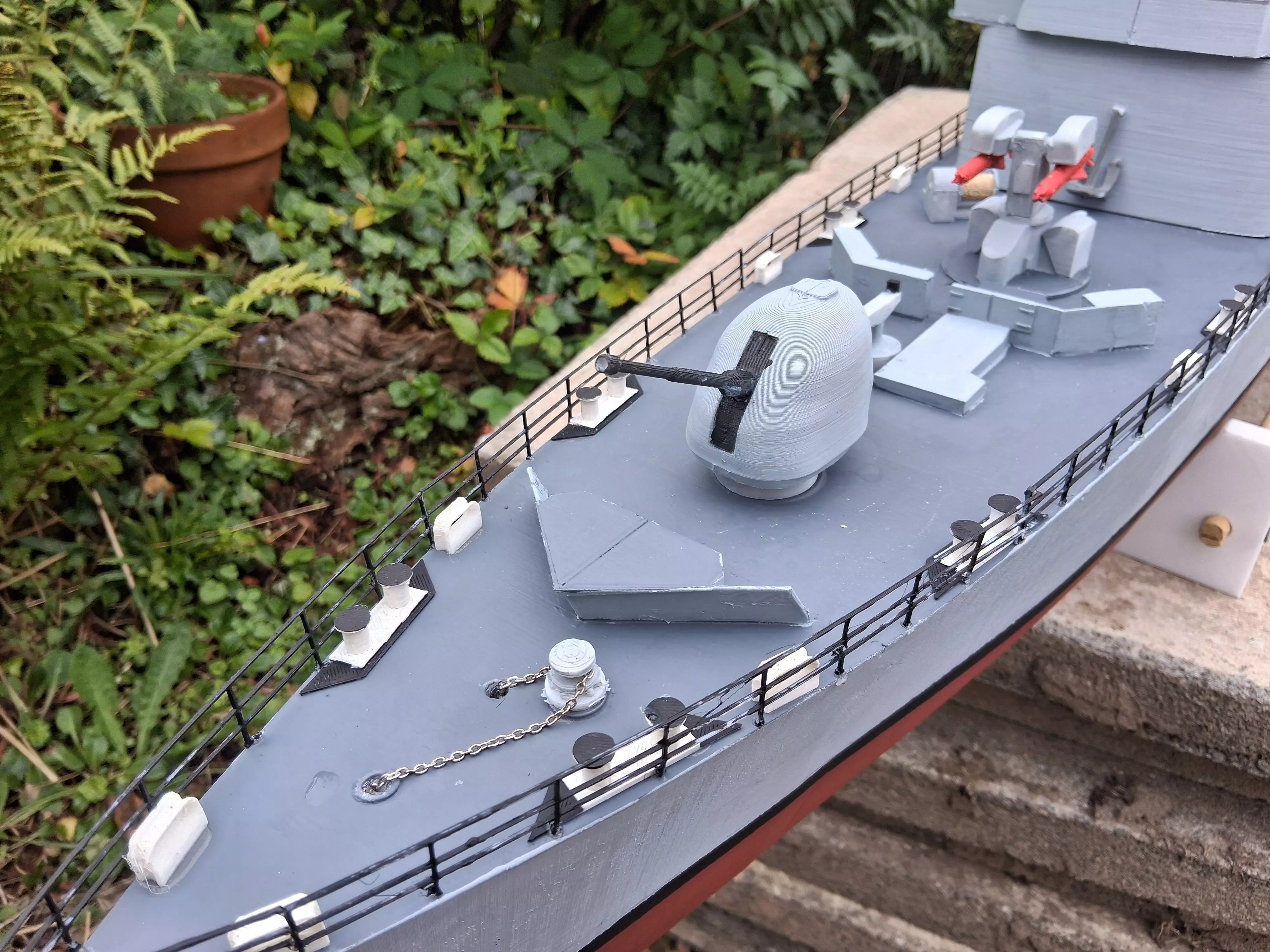 HMS Sheffield Radio controlled Model Instruction booklet Free 3D print model_7