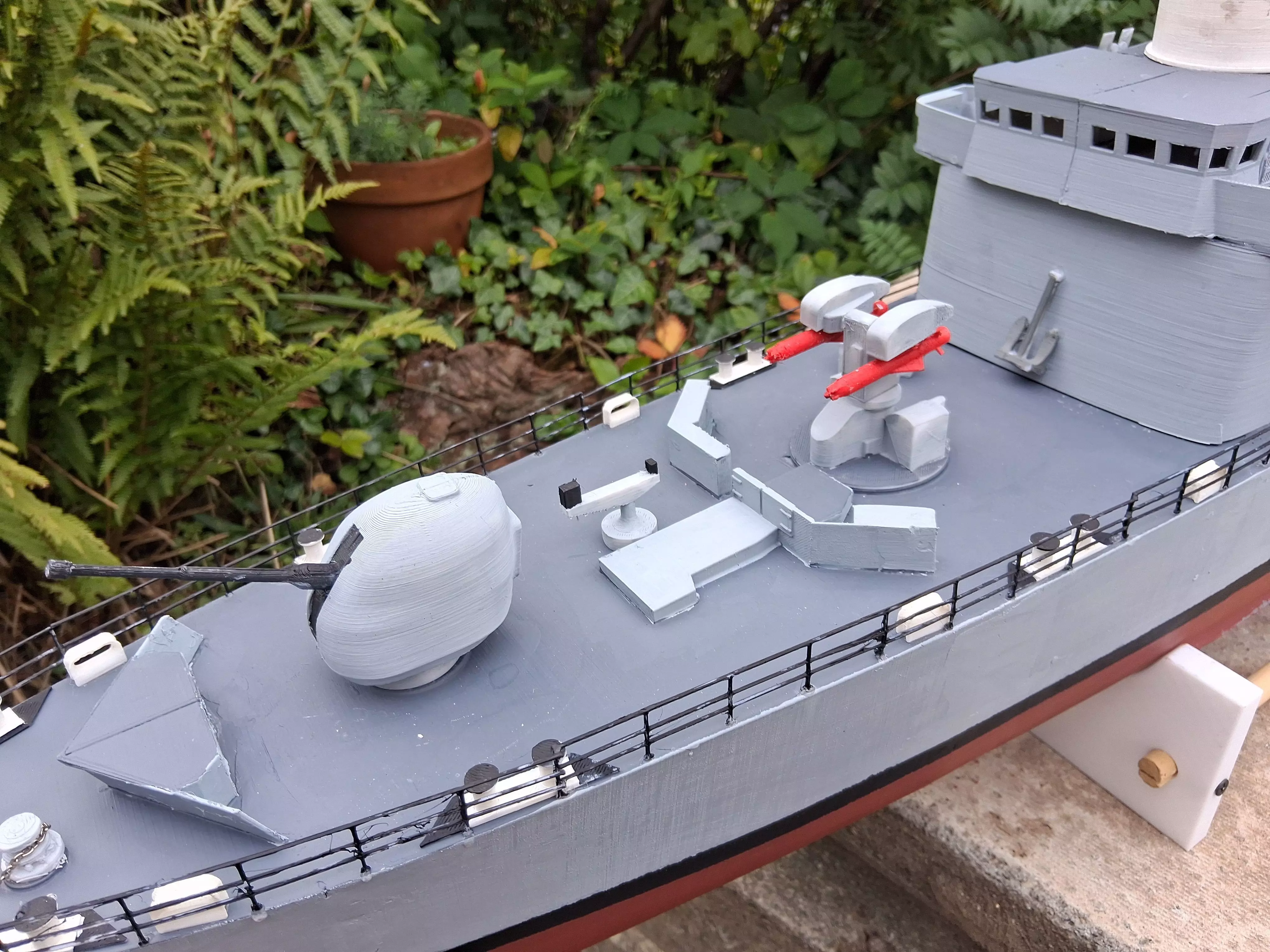 HMS Sheffield Radio controlled Model Instruction booklet Free 3D print model_6