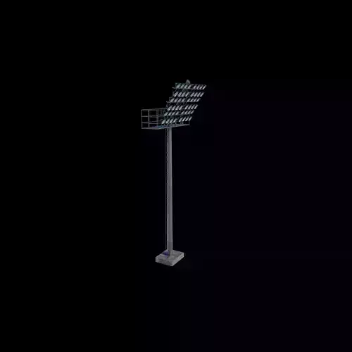Rounded Stadium light 3D model