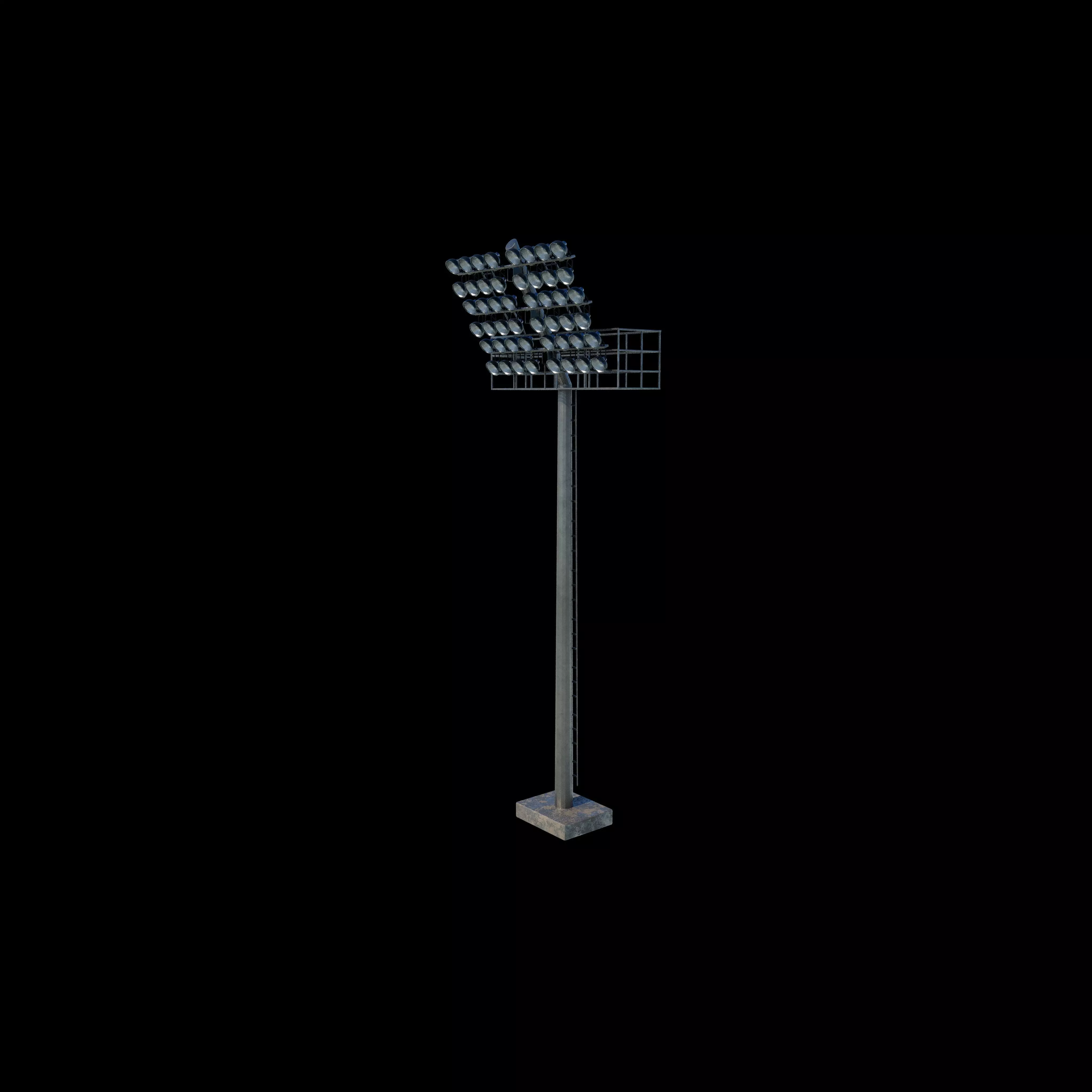 Rounded Stadium light 3D model_14