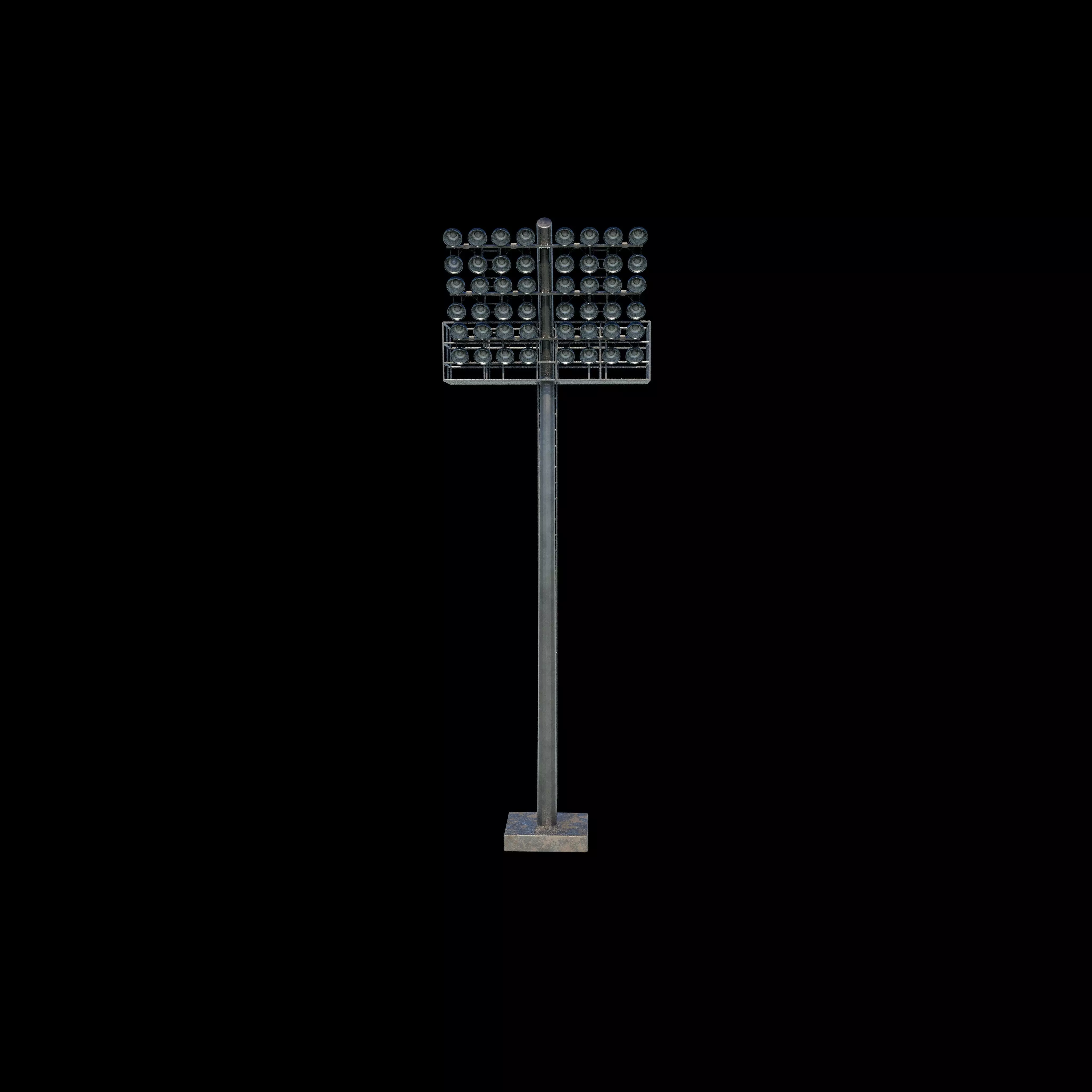 Rounded Stadium light 3D model_7