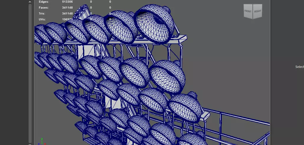 Rounded Stadium light 3D model_20