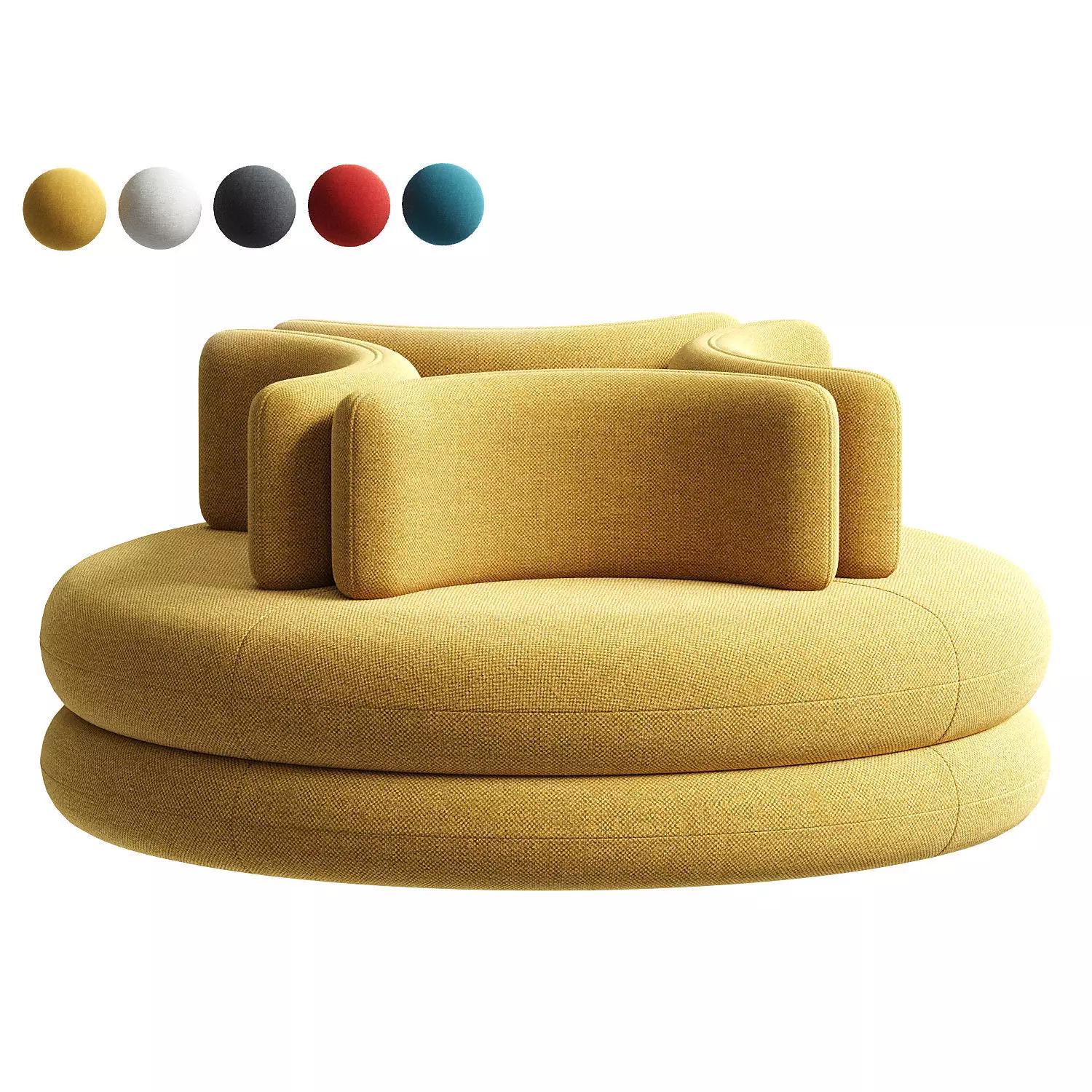 Verpan Easy Sofa 3D model_0