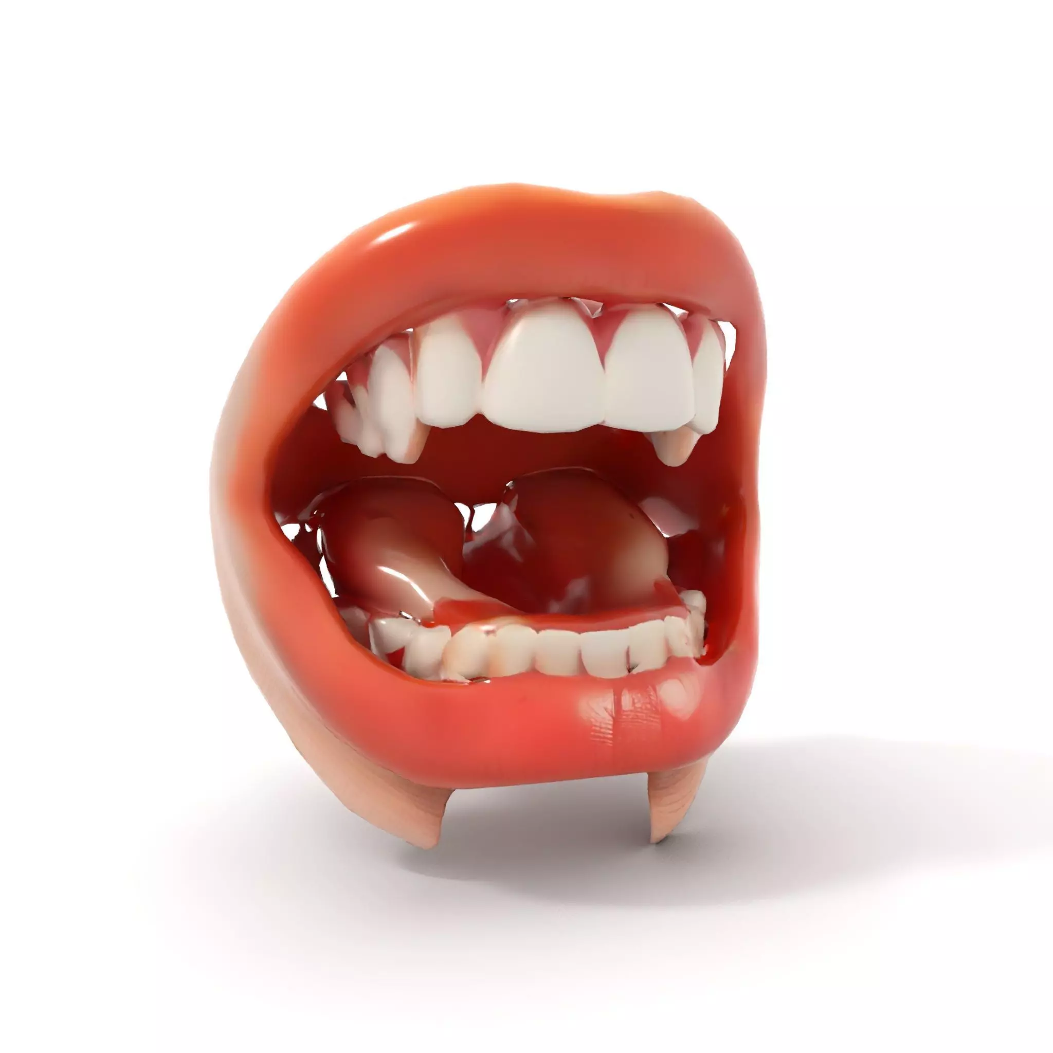 Realistic Human Mouth model pack Low-poly 3D model_12