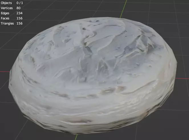 Public domain food pack - 71 models Free low-poly 3D model