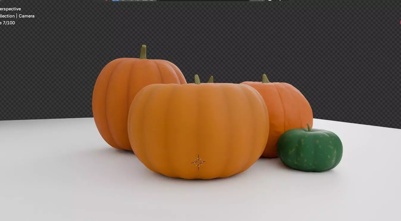  Pumpkin 3D Model  3D model_14