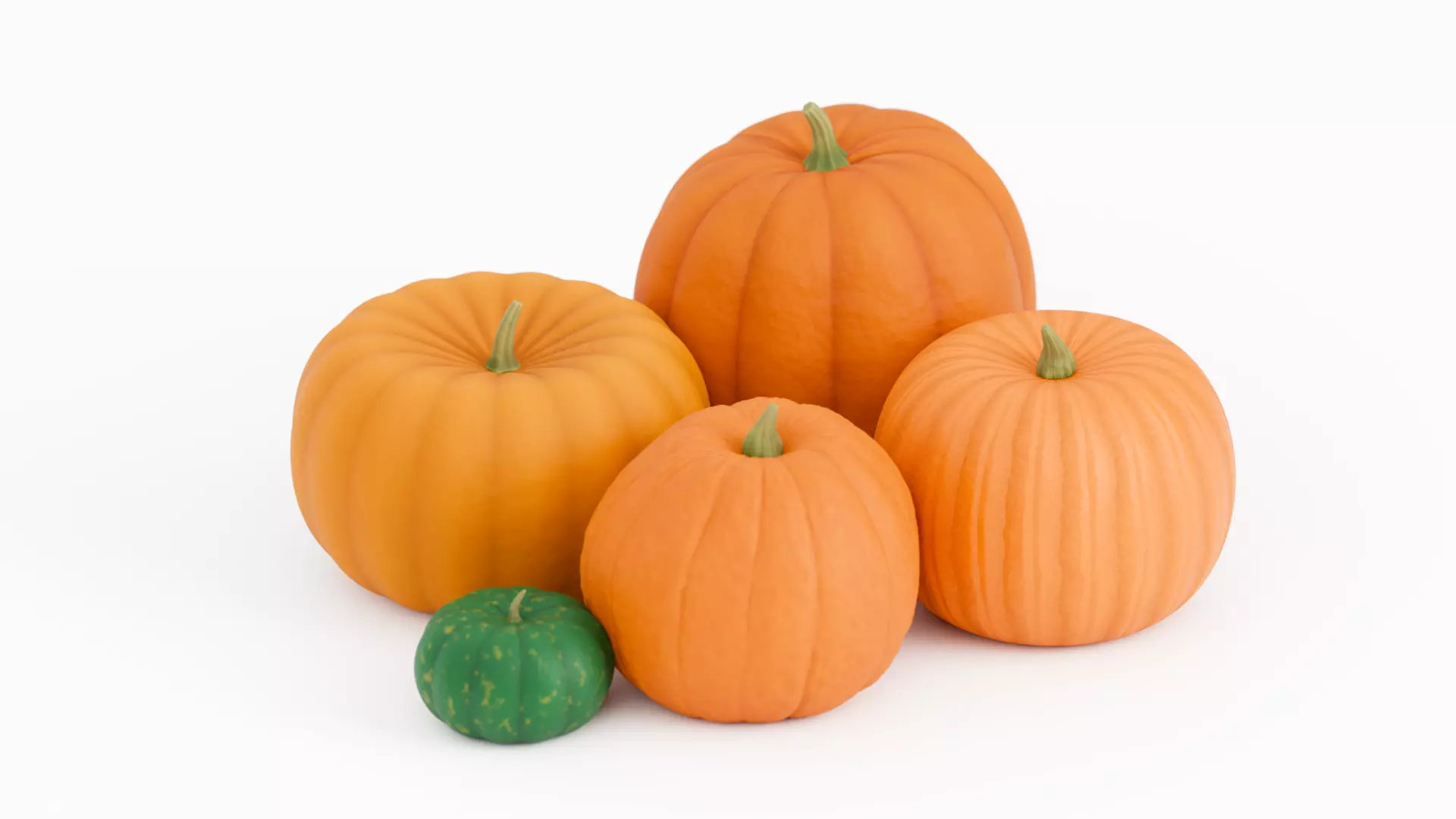  Pumpkin 3D Model  3D model_0