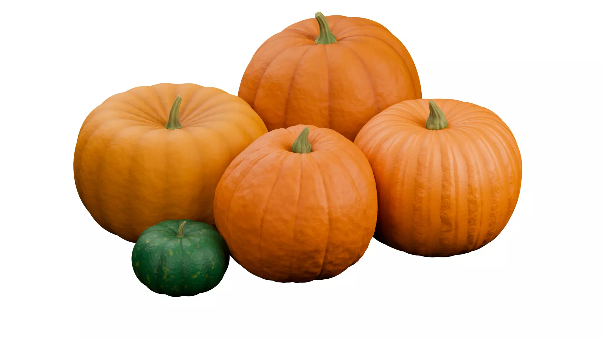 Pumpkin 3D Model  3D model_13