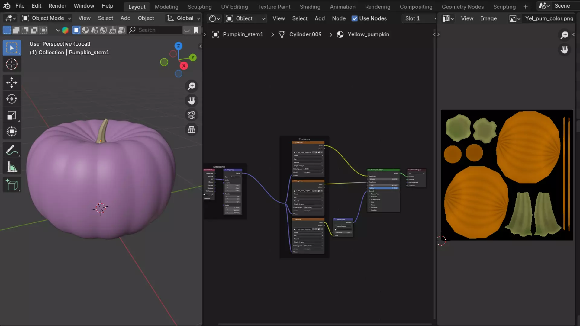  Pumpkin 3D Model  3D model_26