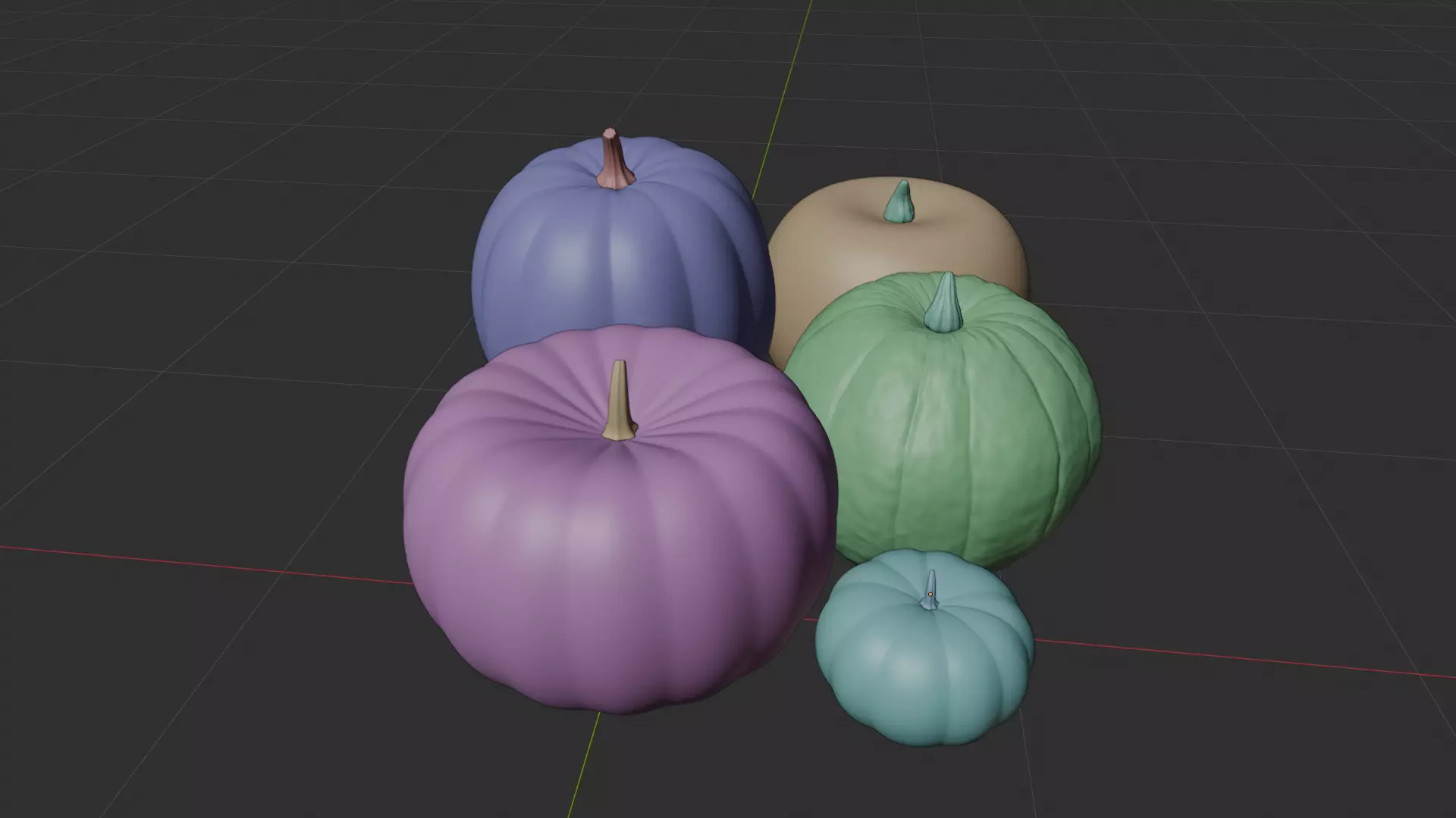  Pumpkin 3D Model  3D model_19