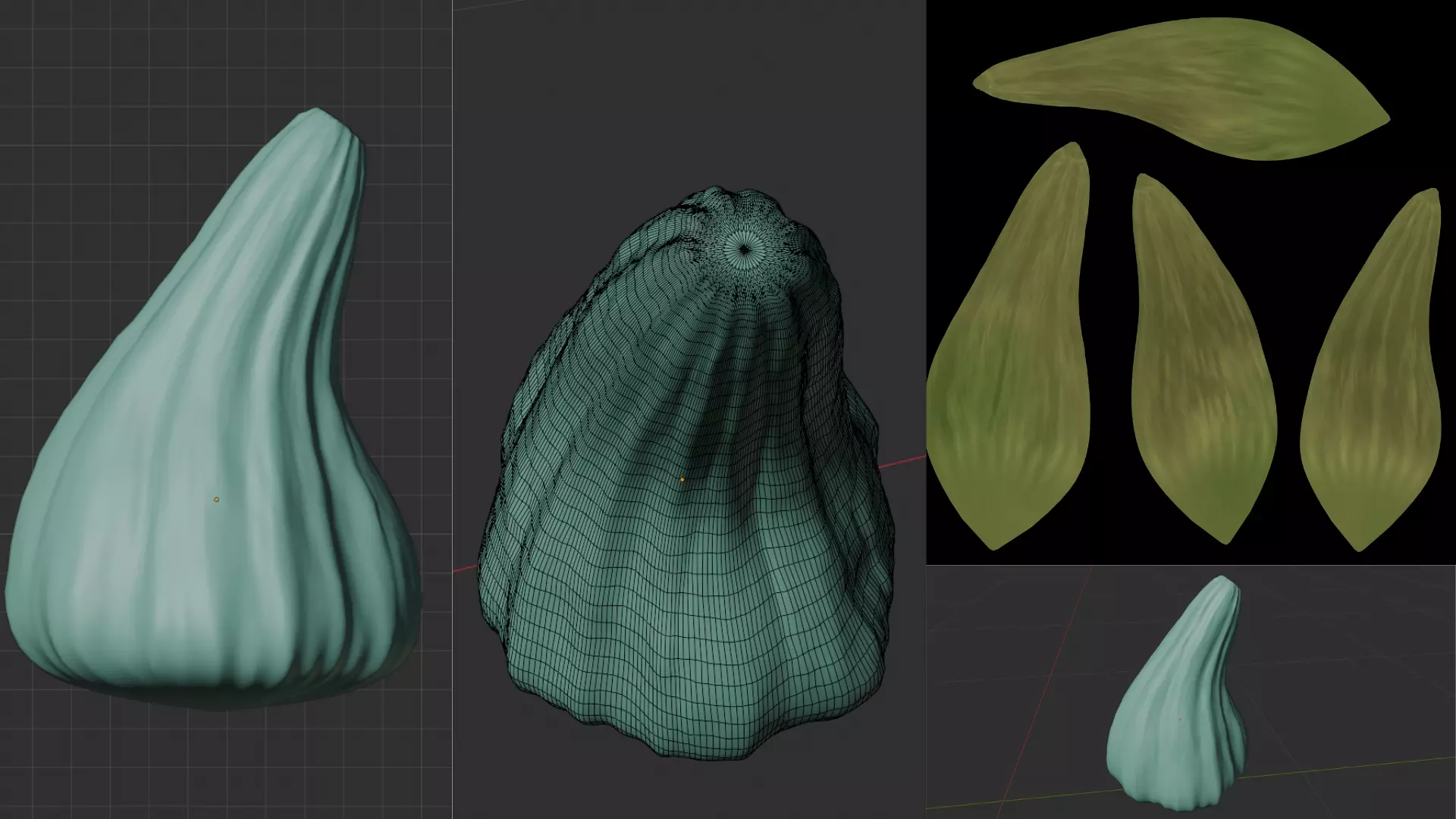  Pumpkin 3D Model  3D model_7