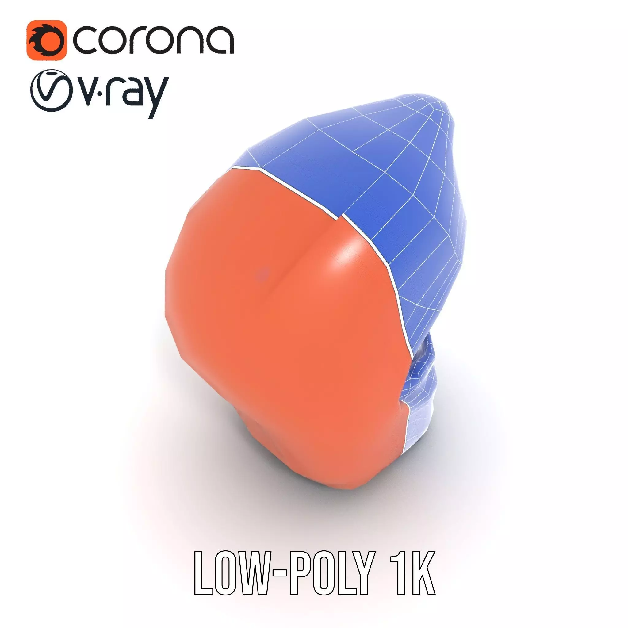 Realistic Human Mouth model pack Low-poly 3D model_15