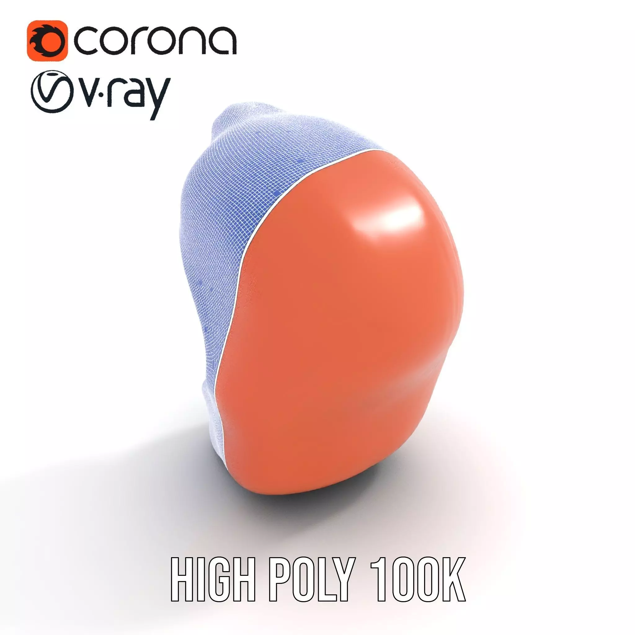 Realistic Human Mouth model pack Low-poly 3D model_21