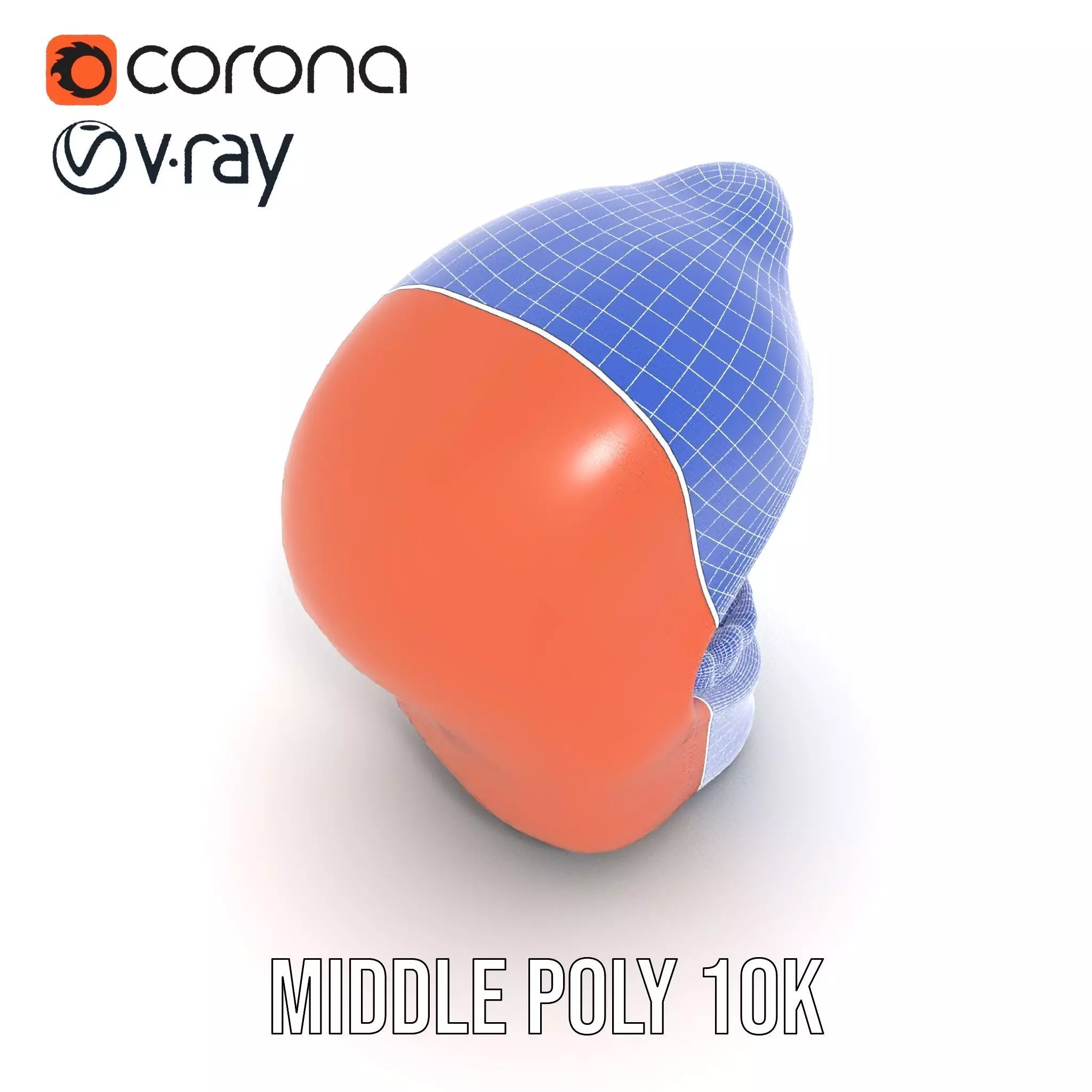 Realistic Human Mouth model pack Low-poly 3D model_27