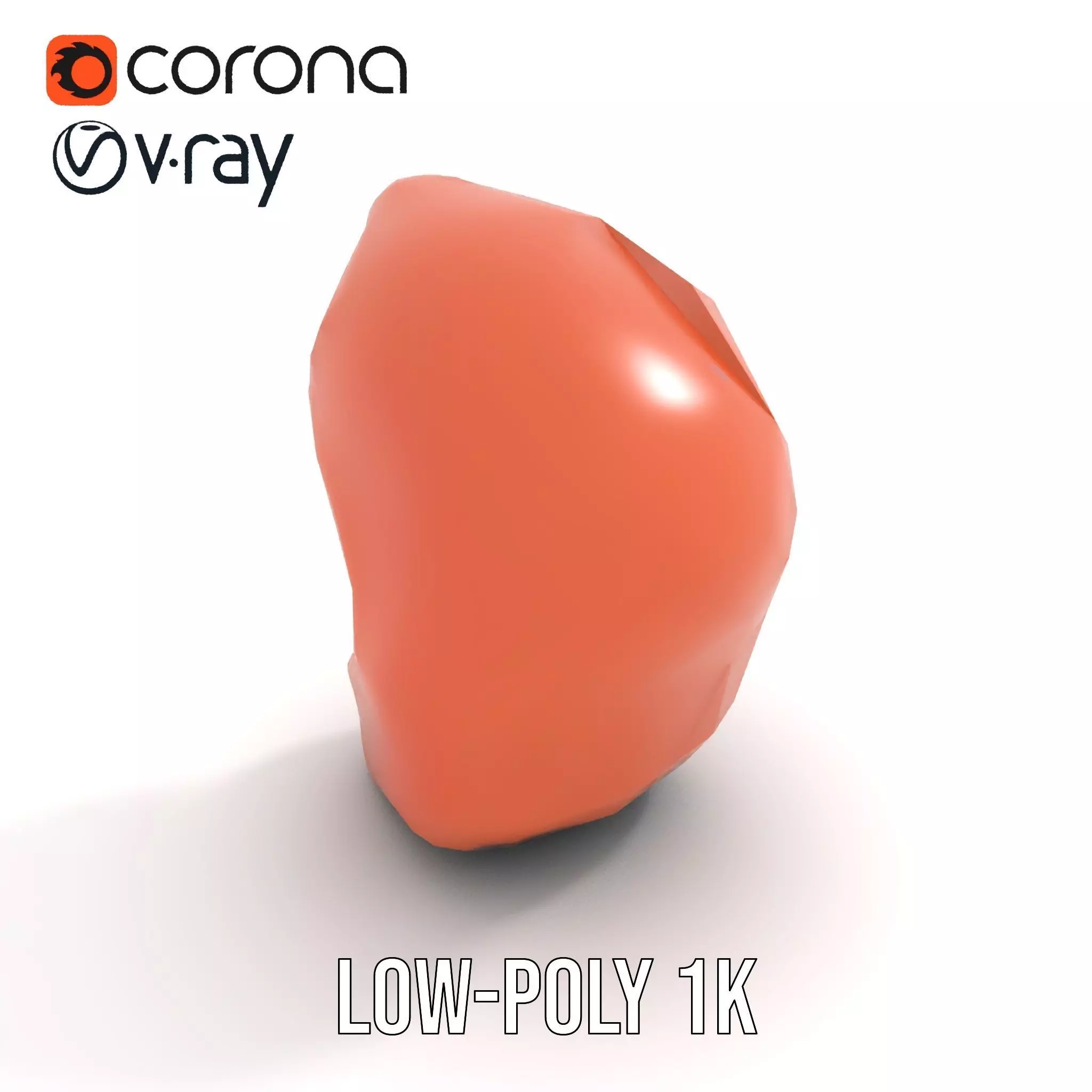 Realistic Human Mouth model pack Low-poly 3D model_10