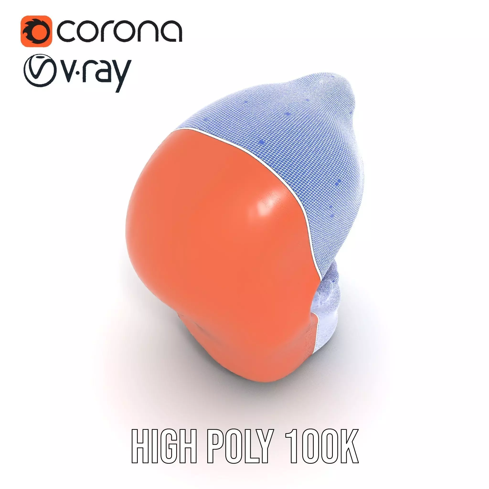 Realistic Human Mouth model pack Low-poly 3D model_34