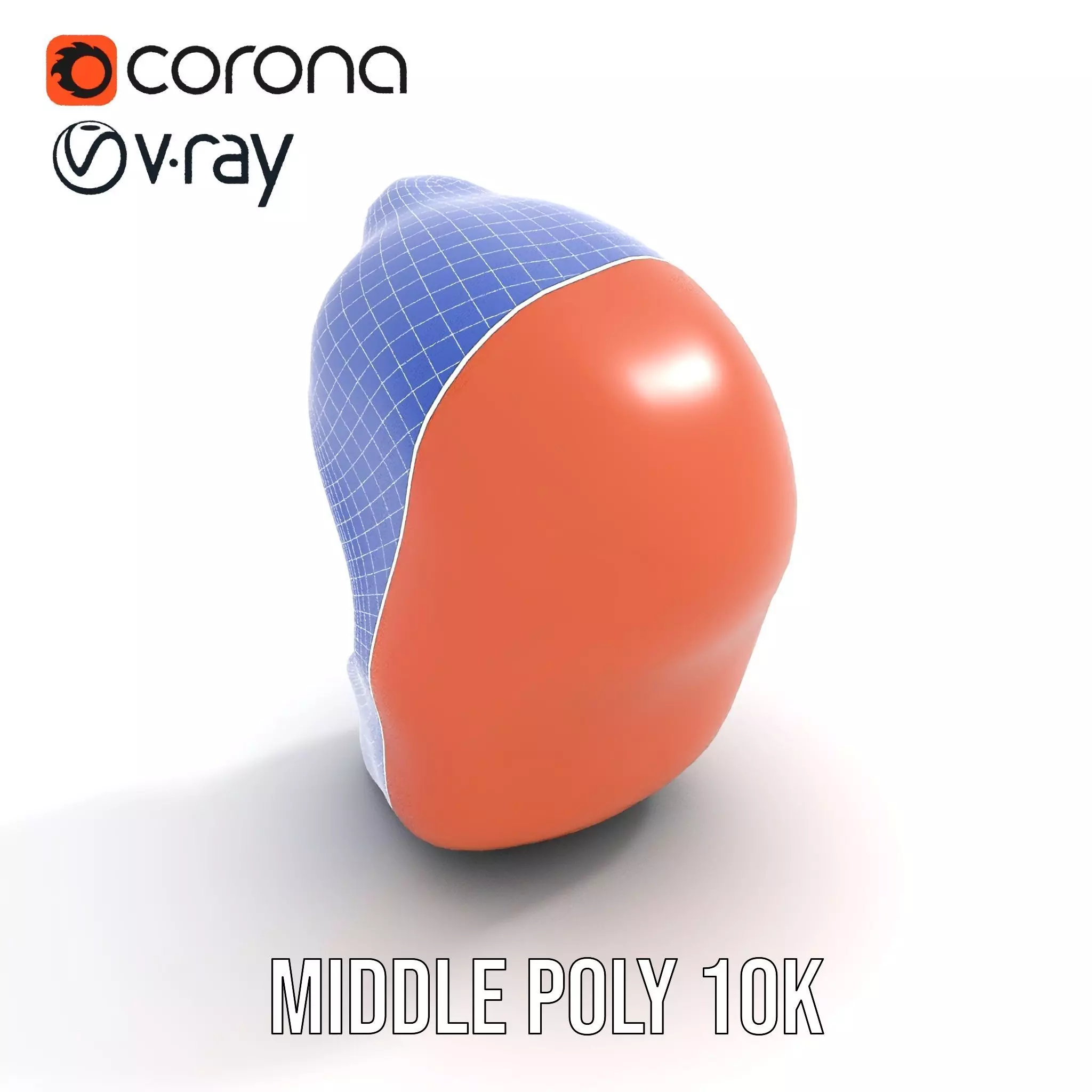 Realistic Human Mouth model pack Low-poly 3D model_14