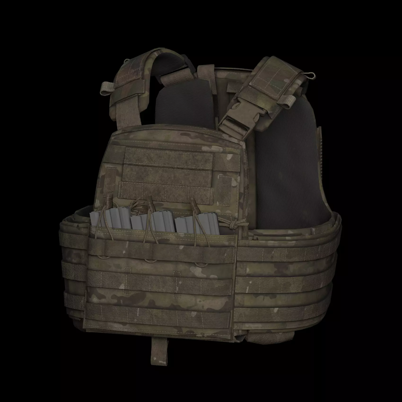 Crye CPC and NCPC Low-poly 3D model_0