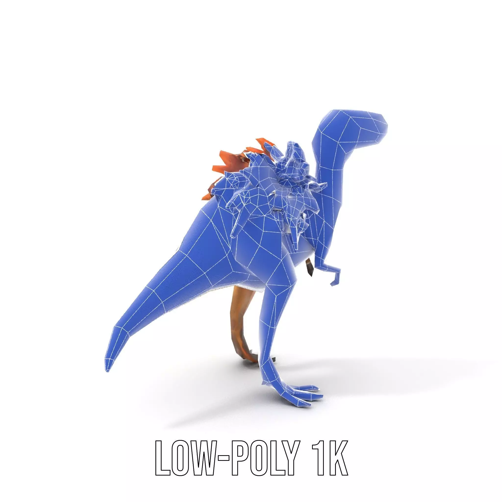 Feathered Dinosaur model pack Low-poly 3D model_15
