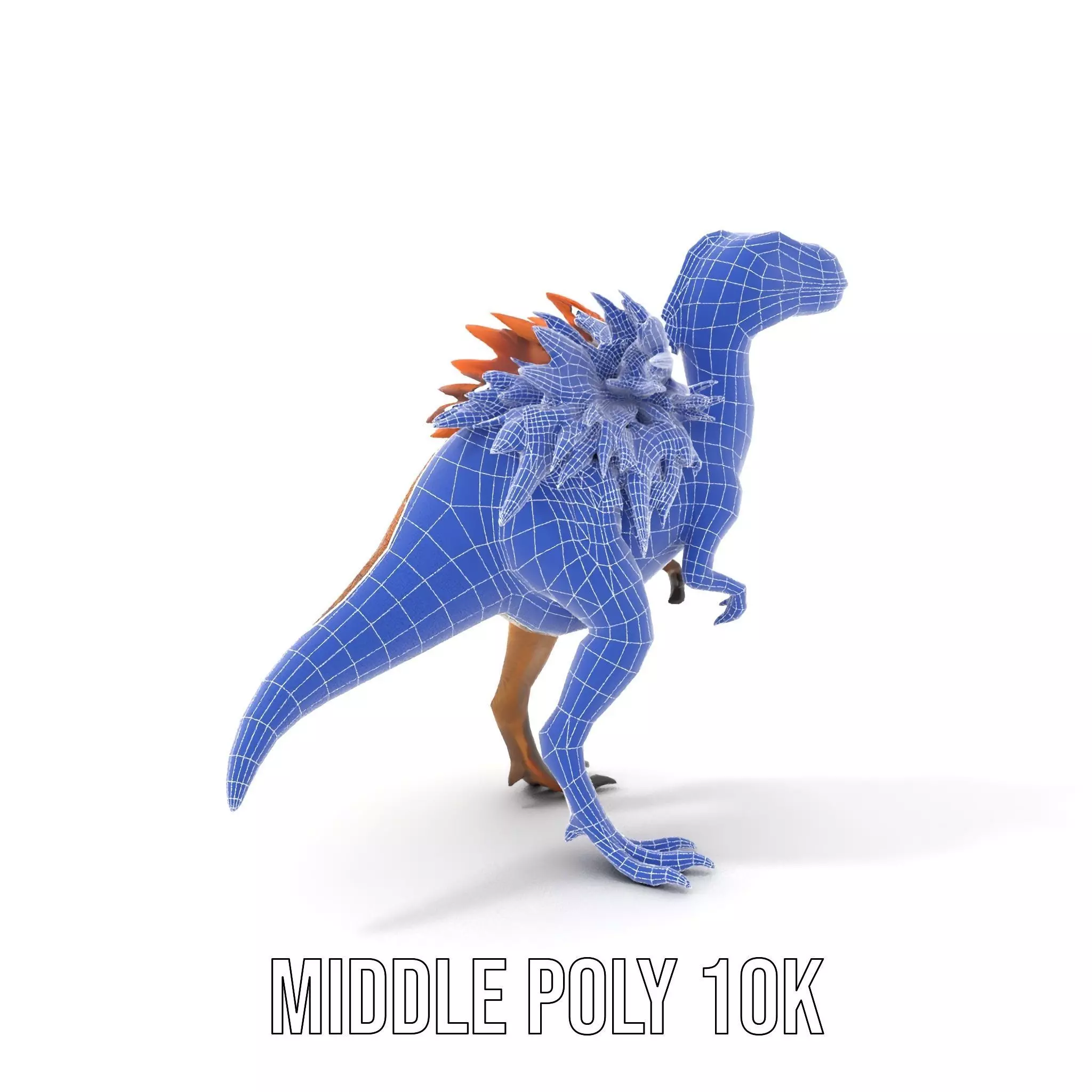 Feathered Dinosaur model pack Low-poly 3D model_27