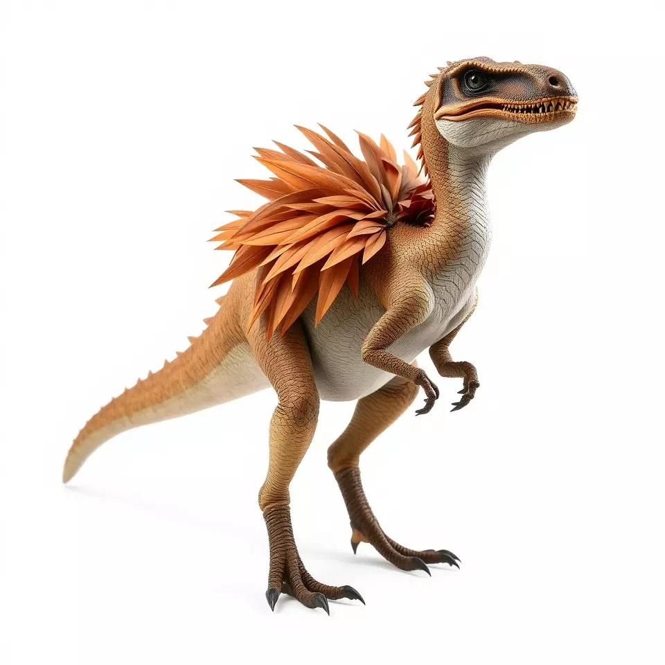 Feathered Dinosaur model pack Low-poly 3D model_3
