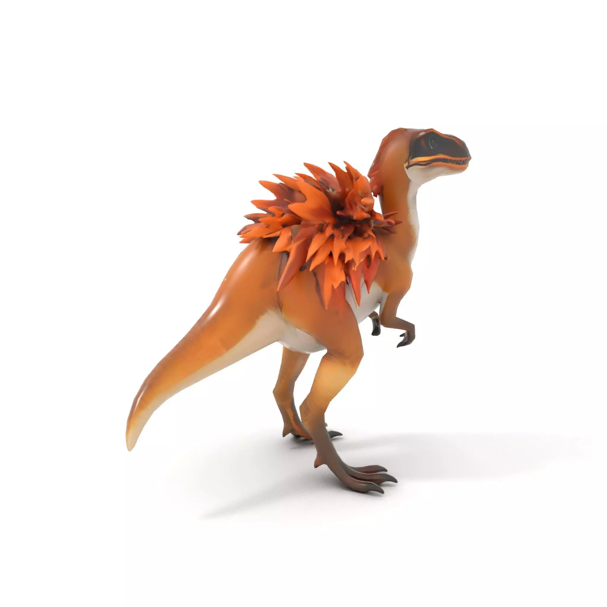 Feathered Dinosaur model pack Low-poly 3D model_12