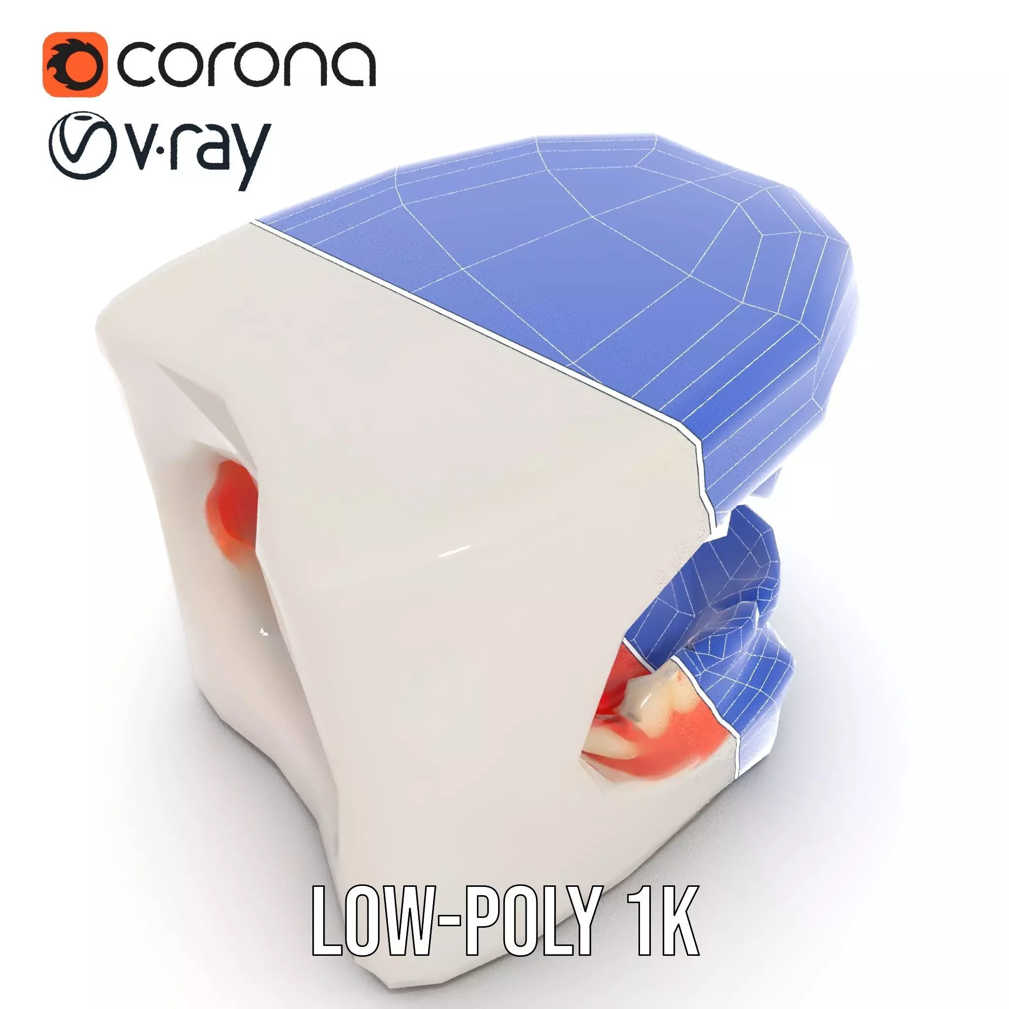 White Dental Model model pack Low-poly 3D model_25