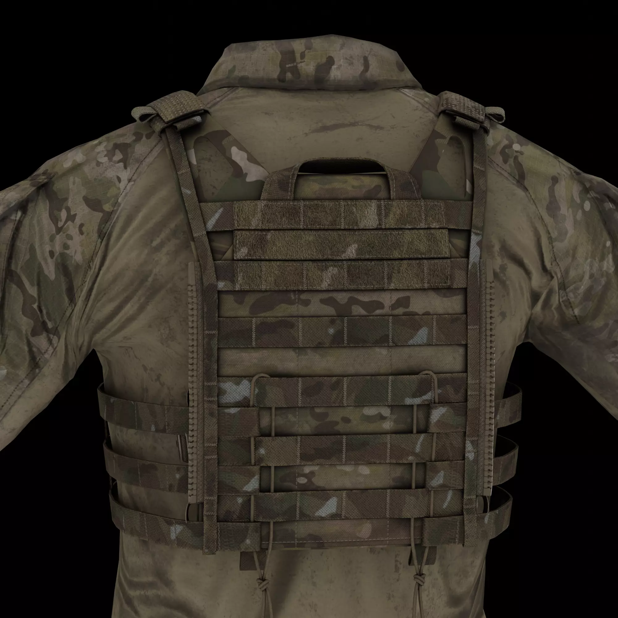 Crye JPC-R Low-poly 3D model_4
