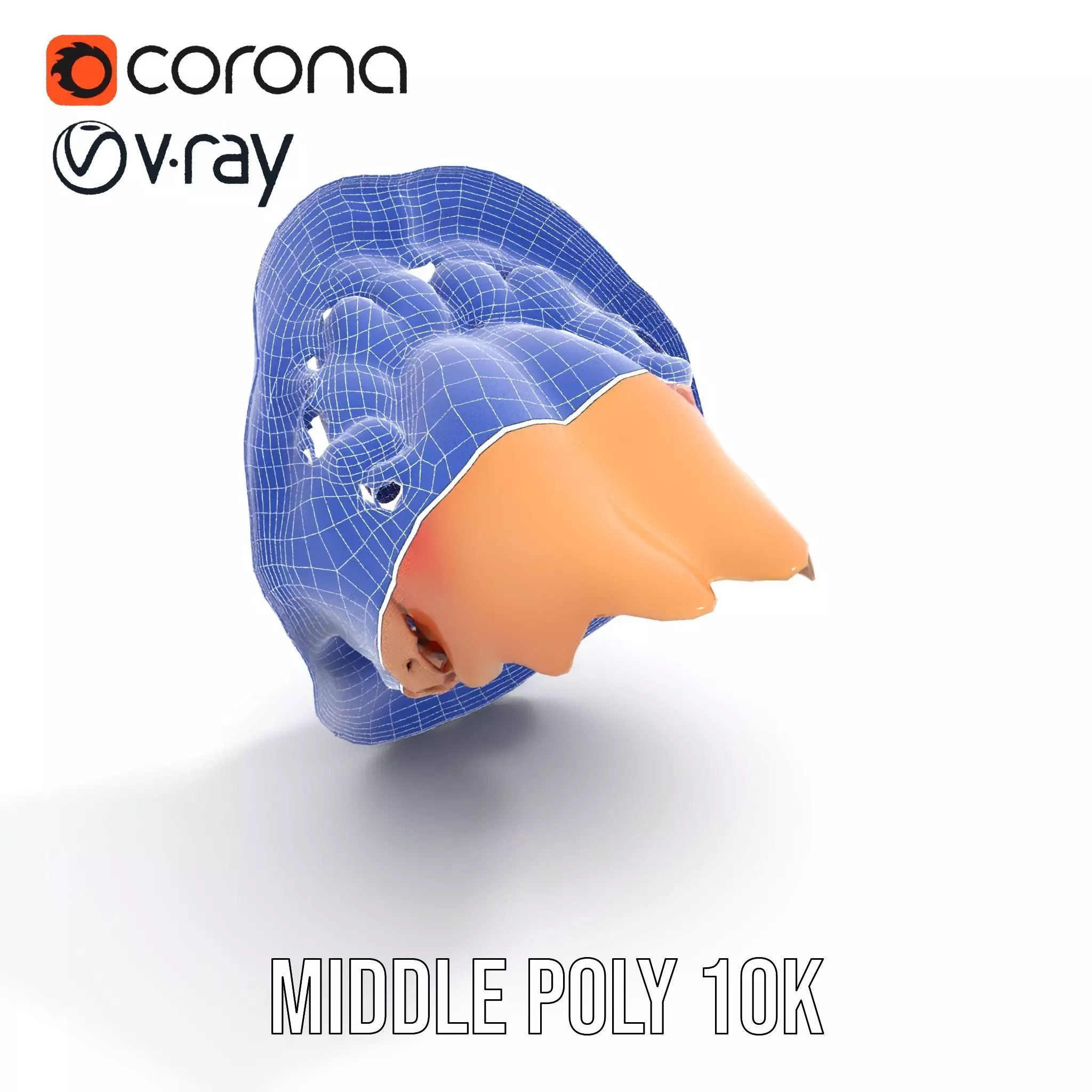 Realistic Human Mouth model pack Low-poly 3D model_21