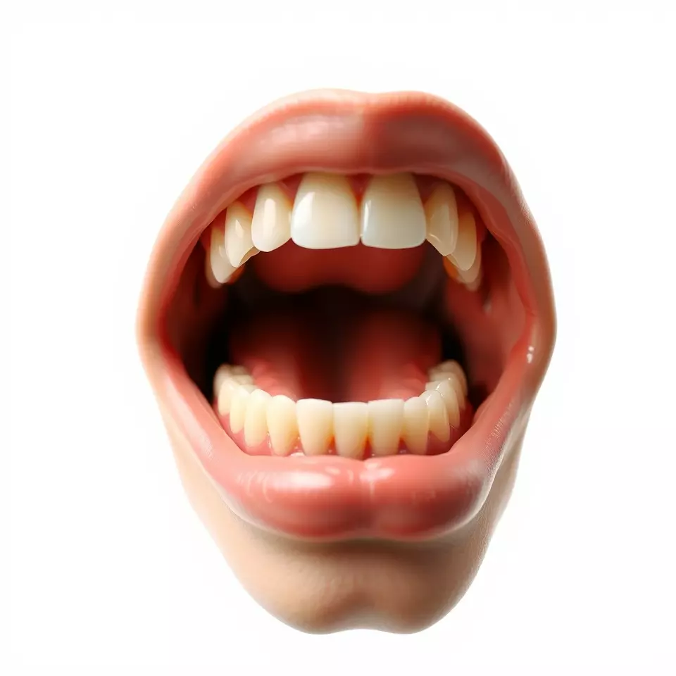 Realistic Human Mouth model pack Low-poly 3D model_2