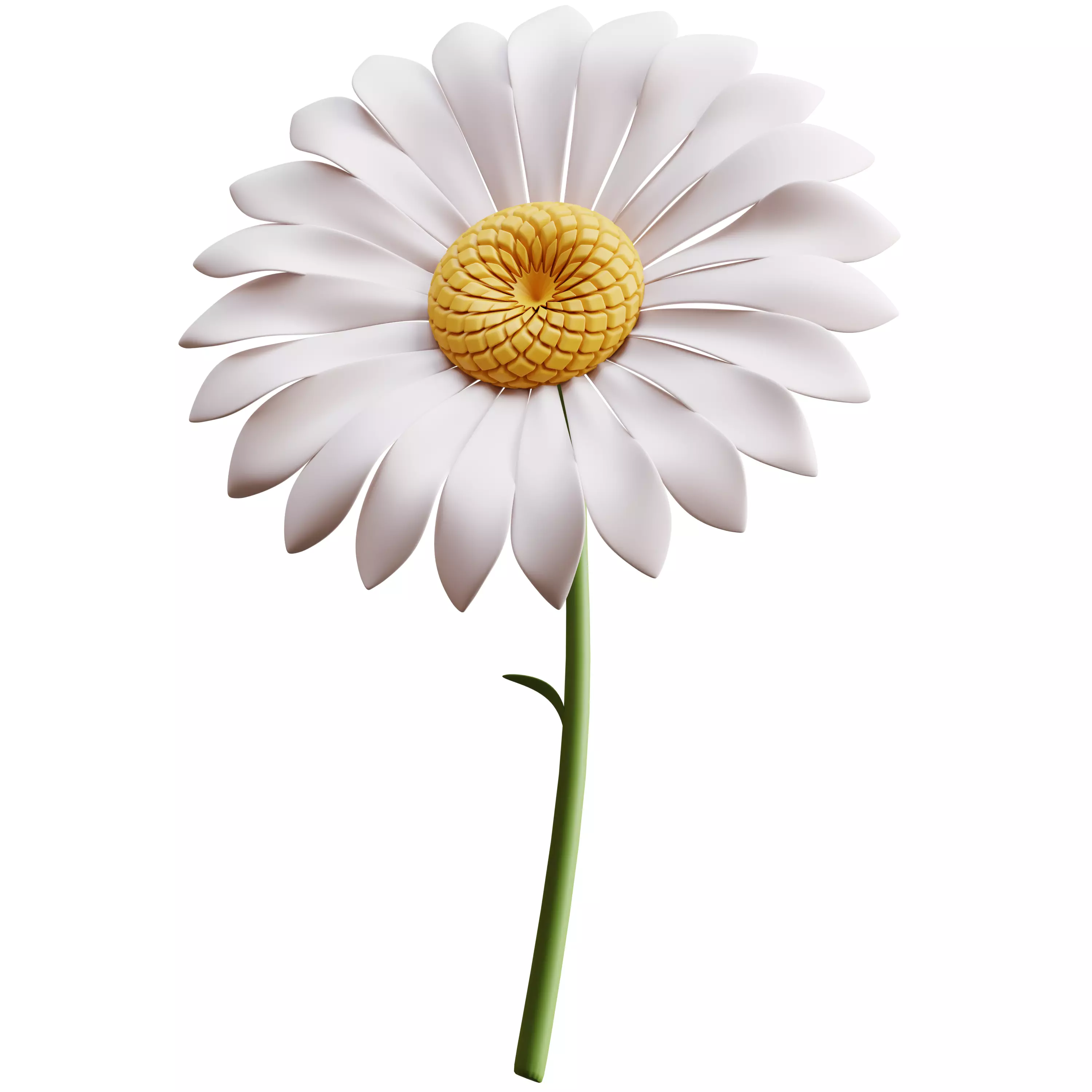 20 cartoon flower plant game ready Low poly 3D model 3D model_7