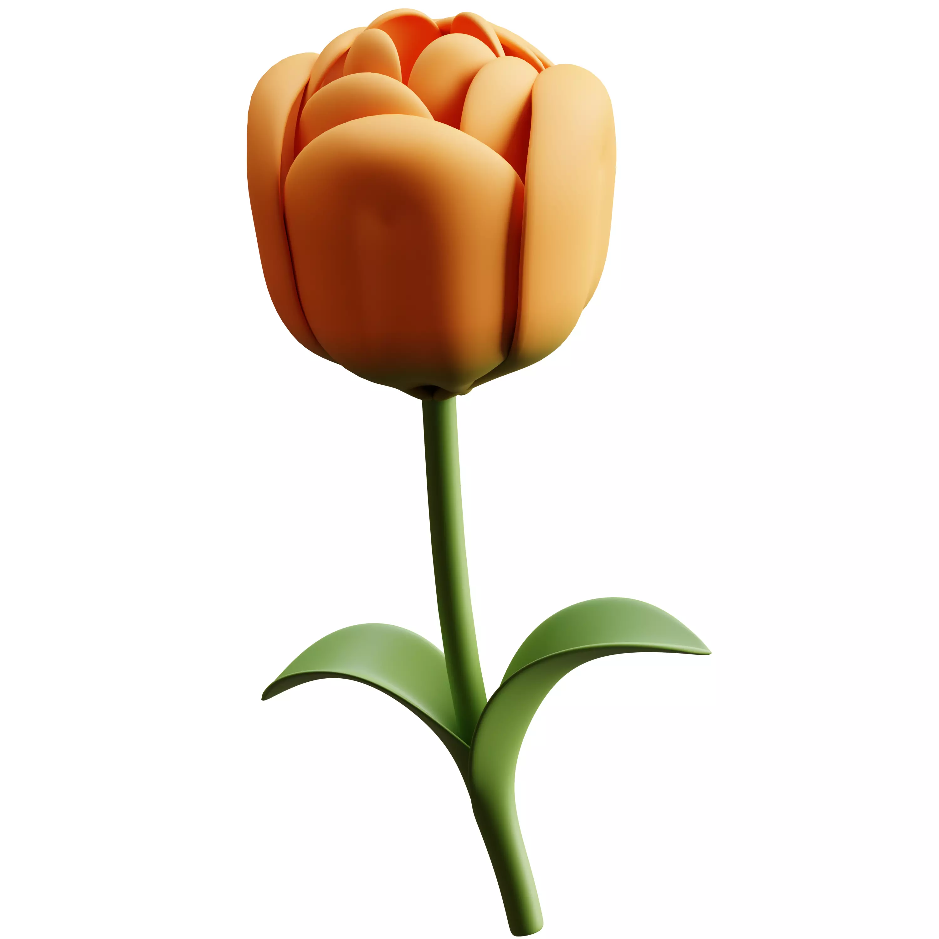 20 cartoon flower plant game ready Low poly 3D model 3D model_20