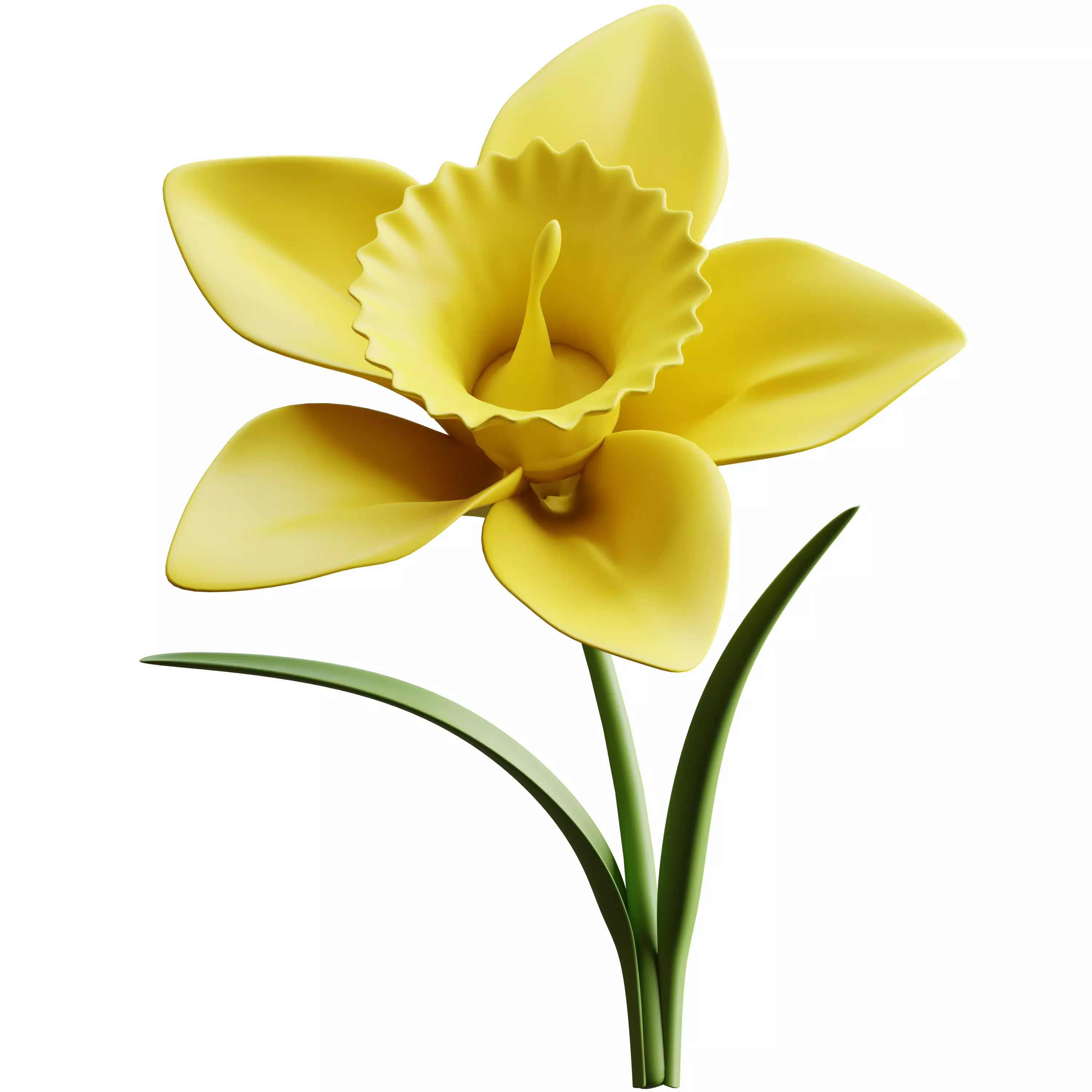 20 cartoon flower plant game ready Low poly 3D model 3D model_6