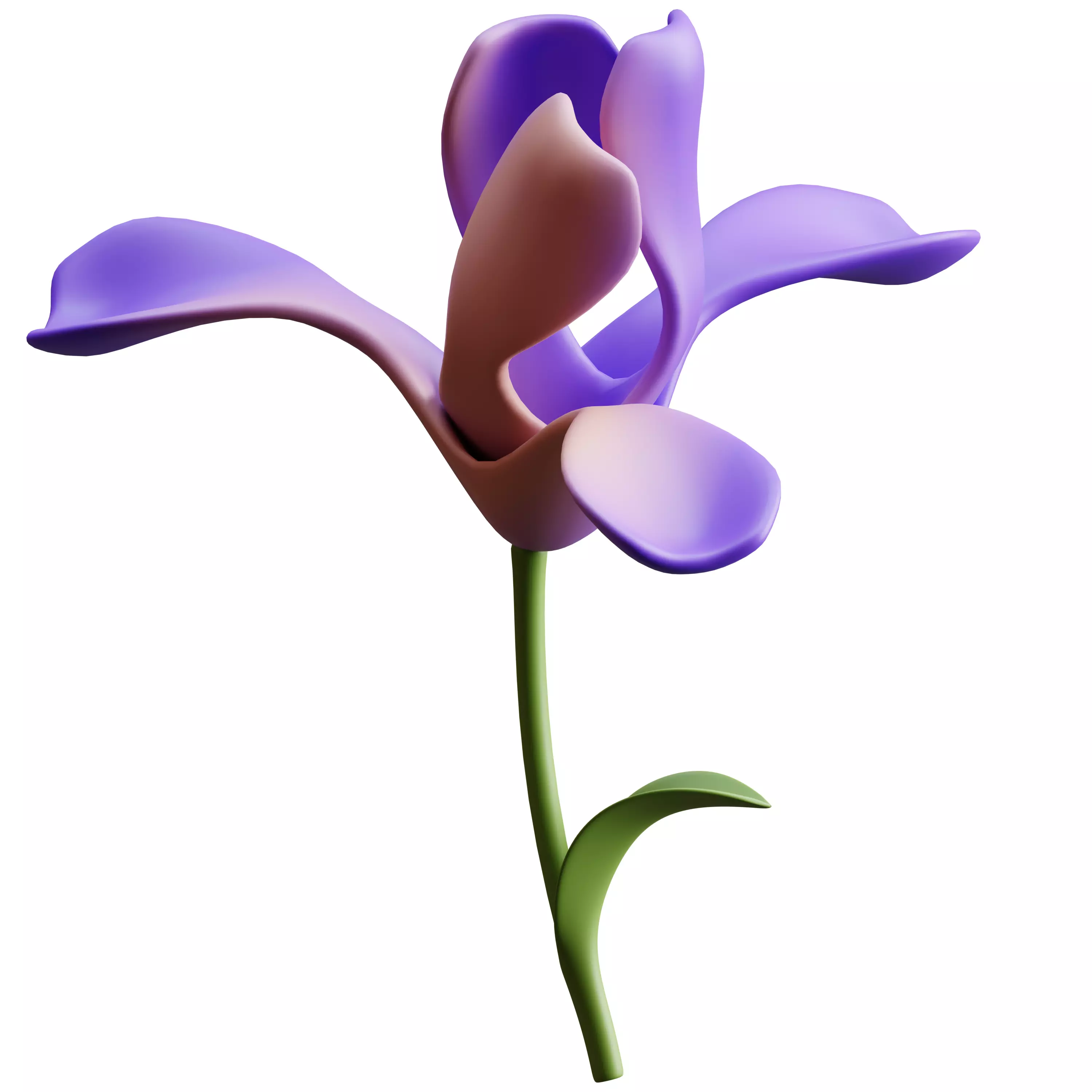 20 cartoon flower plant game ready Low poly 3D model 3D model_10
