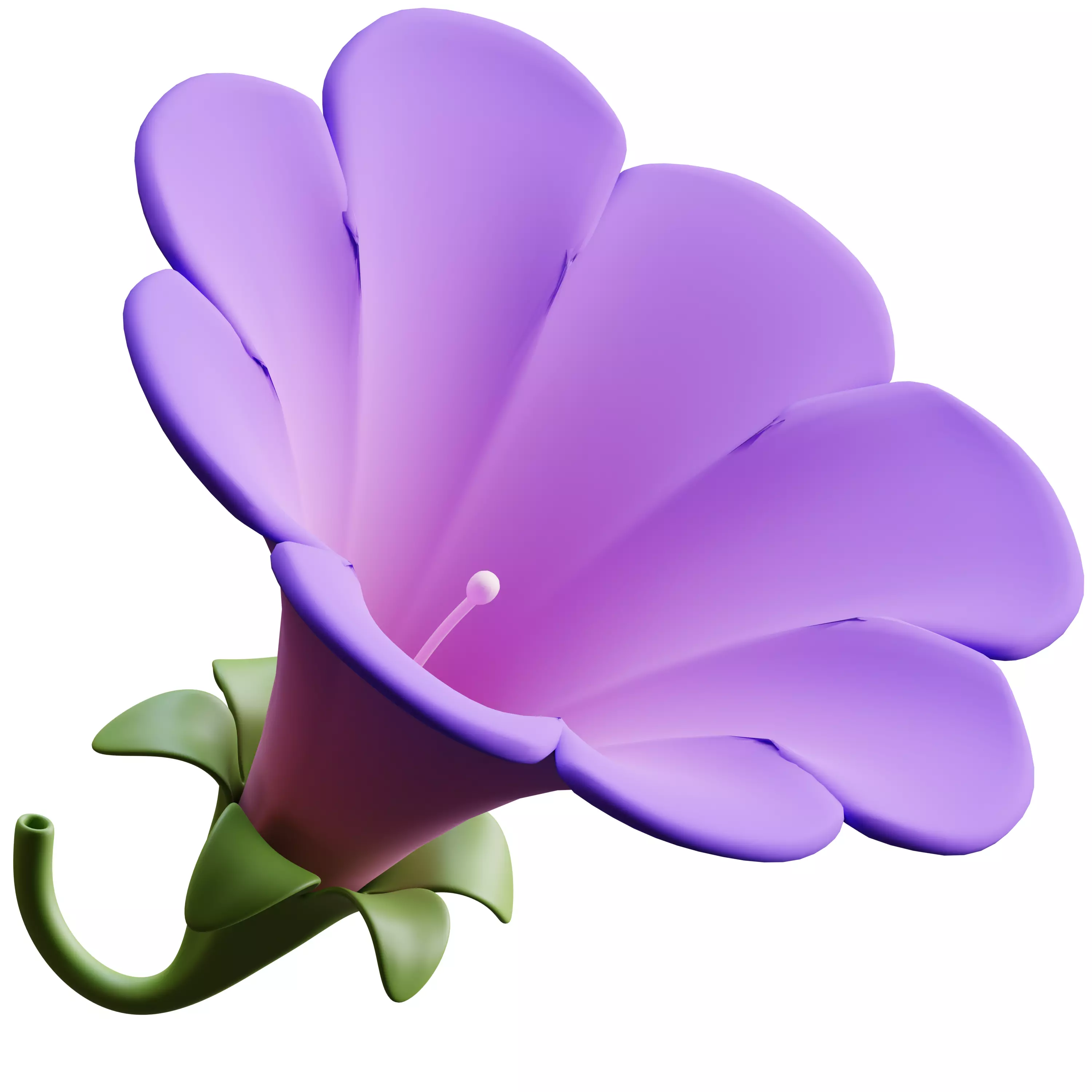 20 cartoon flower plant game ready Low poly 3D model 3D model_3