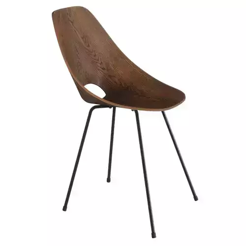 Plywood Medea Side Chair by Vittorio Nobili