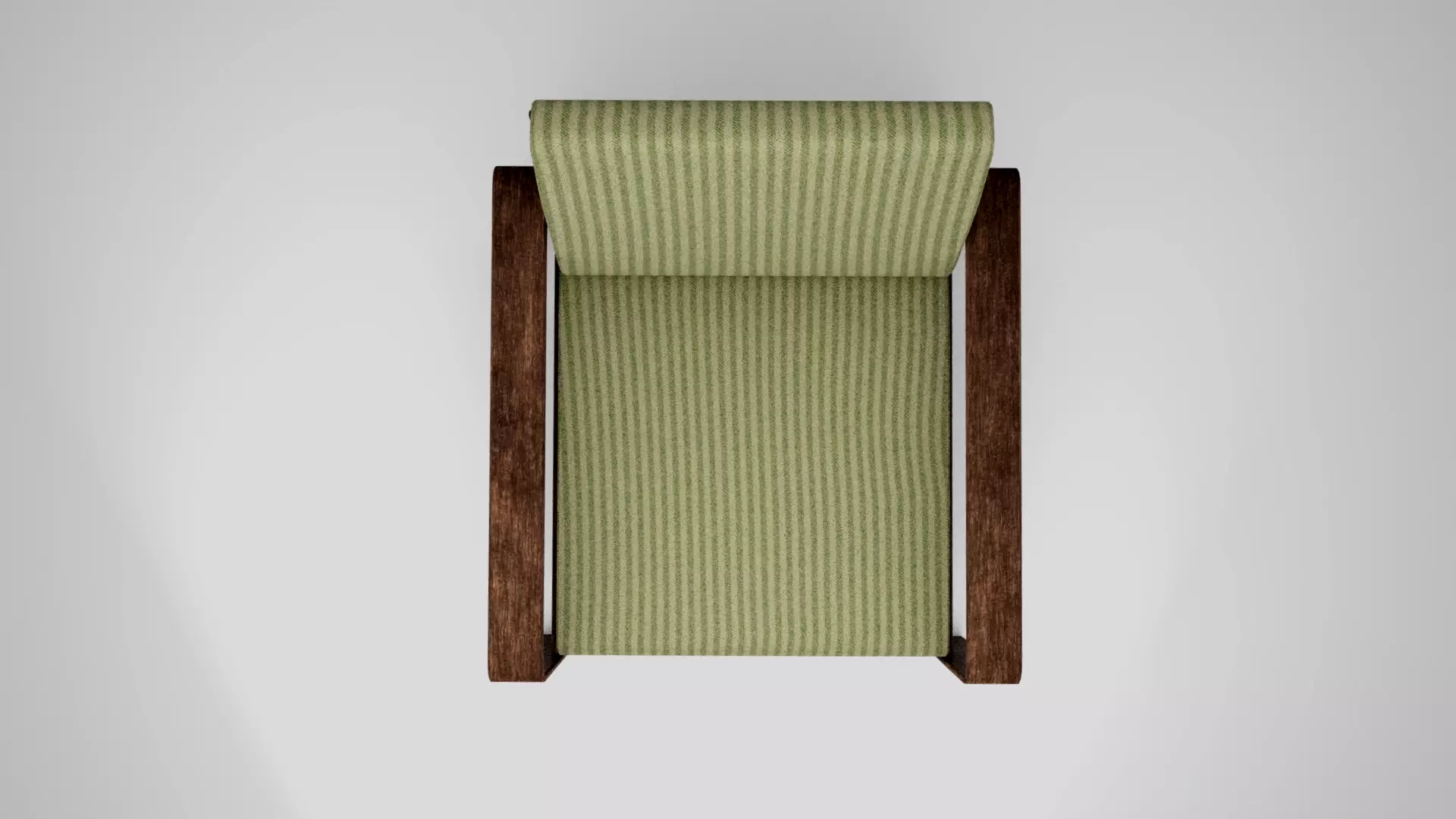 Modern Wooden Armchair  3D model_5