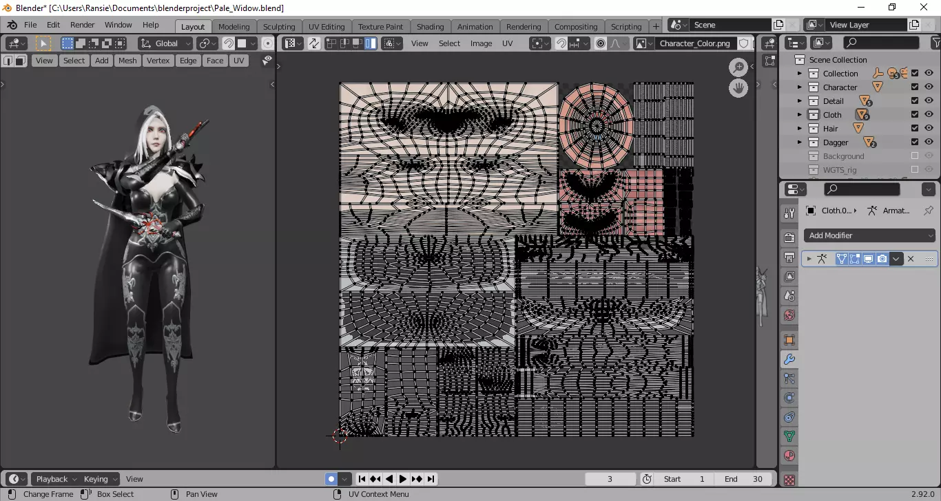 Fantasy Spider Boss Enemy NPC Game Ready Unity with Animations Low-poly 3D model_10