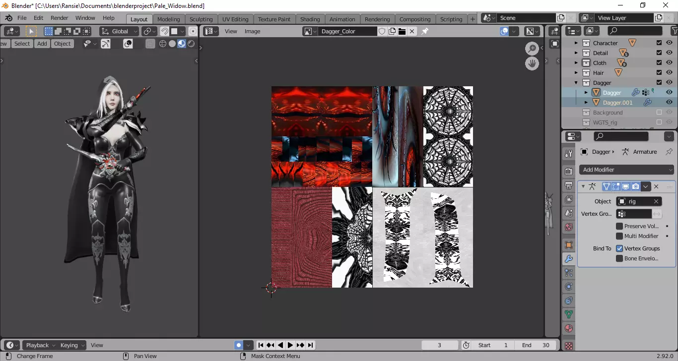 Fantasy Spider Boss Enemy NPC Game Ready Unity with Animations Low-poly 3D model_13