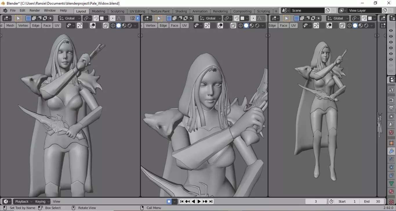 Fantasy Spider Boss Enemy NPC Game Ready Unity with Animations Low-poly 3D model_8