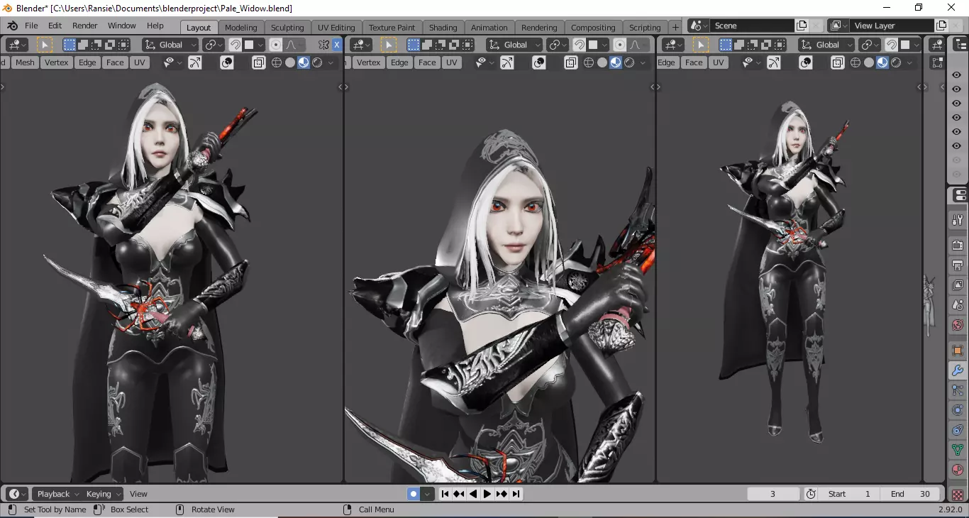 Fantasy Spider Boss Enemy NPC Game Ready Unity with Animations Low-poly 3D model_7