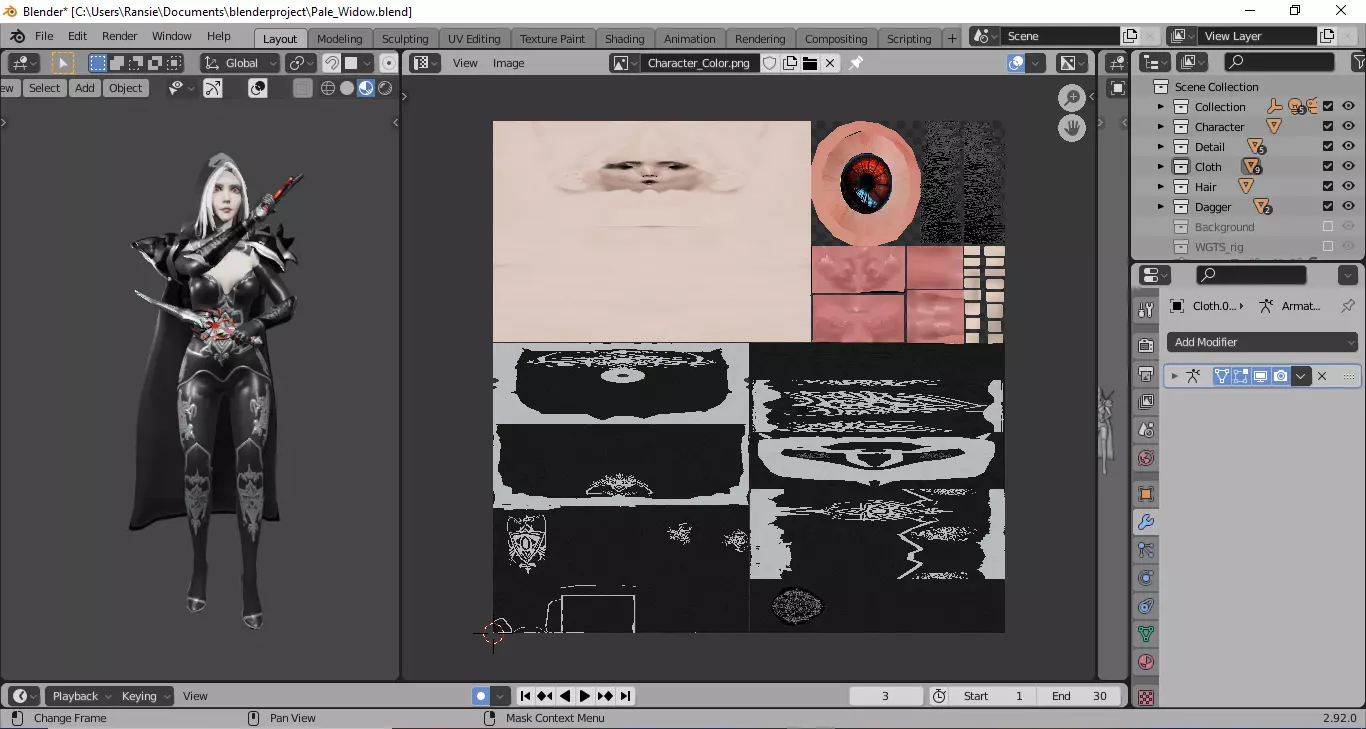 Fantasy Spider Boss Enemy NPC Game Ready Unity with Animations Low-poly 3D model_11