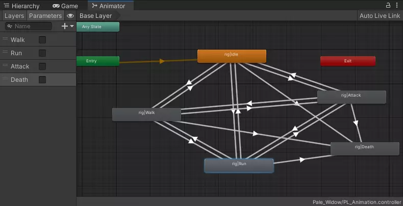 Fantasy Spider Boss Enemy NPC Game Ready Unity with Animations Low-poly 3D model_5